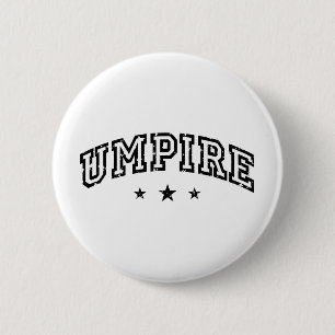 Umpire 6 Cm Round Badge