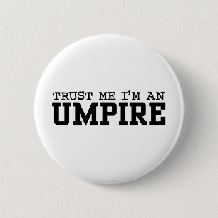 Umpire 6 Cm Round Badge