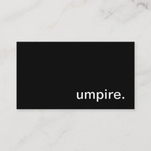 Umpire Business Card