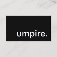 umpire.