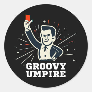 Umpire Classic Round Sticker