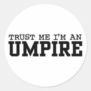 Umpire Classic Round Sticker