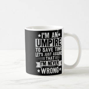 Umpire Funny Sketll Design For An Umpire Coffee Mug