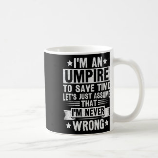 Umpire Funny Sketll Design For An Umpire  Coffee Mug