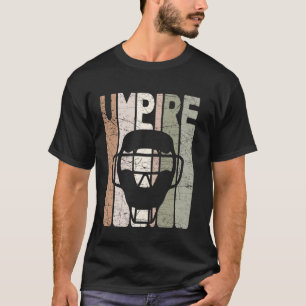 Umpire Vintage Baseball Umpire Retro T-Shirt