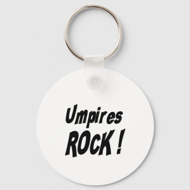 Umpires Rock! Keychain (Front)