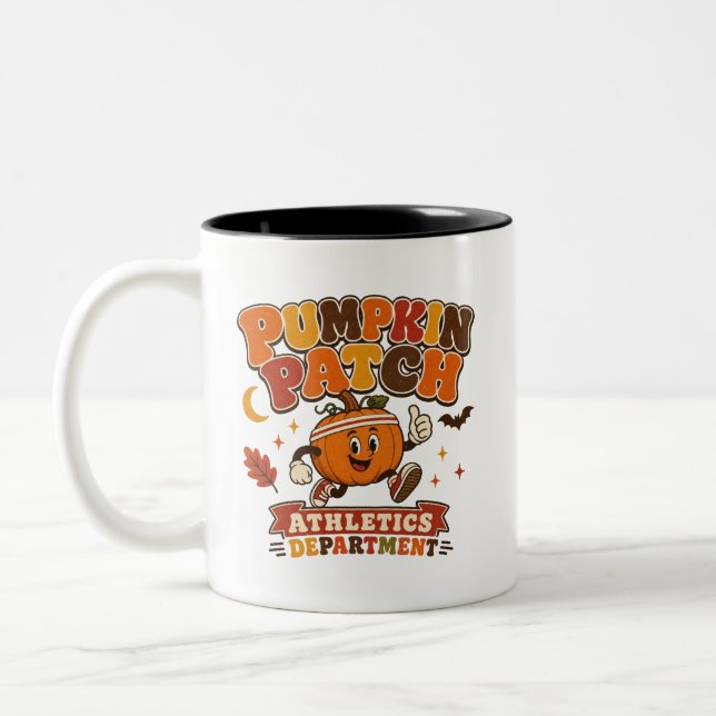 umpkin Patch Athletics Department Two-Tone Coffee Mug (Left)