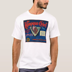 Umpqua Chief Apple Crate LabelSutherlin, OR T-Shirt