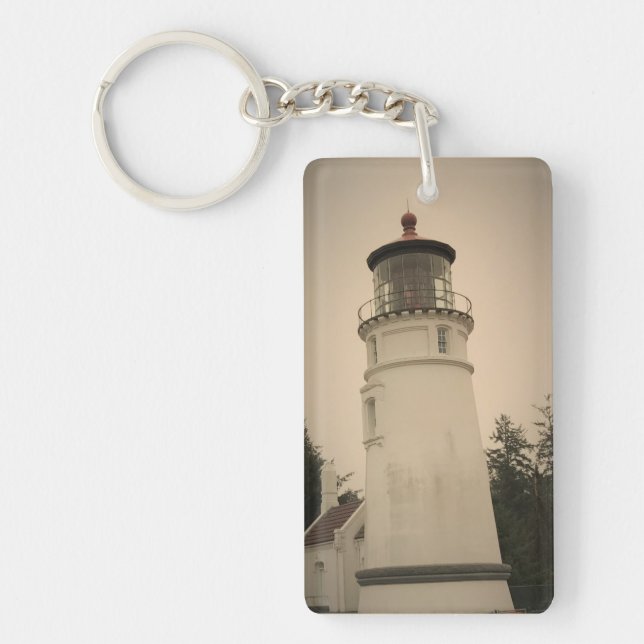 Umpqua River Lighthouse, OR Key Ring (Front)