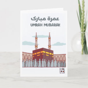 Umrah mubarak card