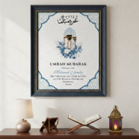 Umrah Mubarak Custom 1 Photo Islamic