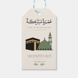 Umrah Mubarakah Personalised Gift Tags