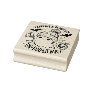 Un-Boo-Lievable Brew Crew Rubber Stamp