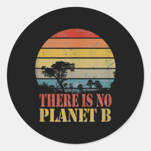 Un Climate Action 2023 Climate Crisis There Is No  Classic Round Sticker
