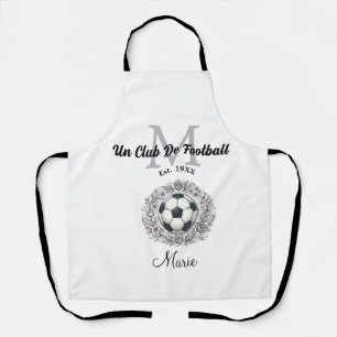 un club de football monogram est, year fifa world  apron