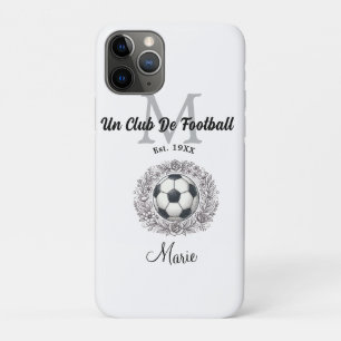 un club de football monogram est, year fifa world  iPhone 11 pro case