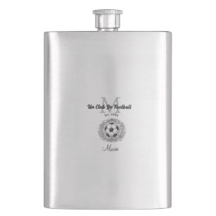 un club de football monogram est, year fifa world hip flask