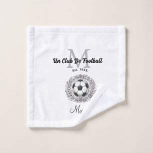 un club de football monogram est, year fifa world  wash cloth