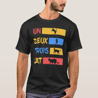 Un Deux Trois Cat Colours T-Shirt