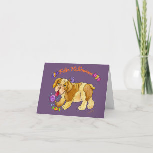 Un Dulce Cachorrito Halloween Card