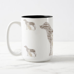 Un gato y un perro  Mug
