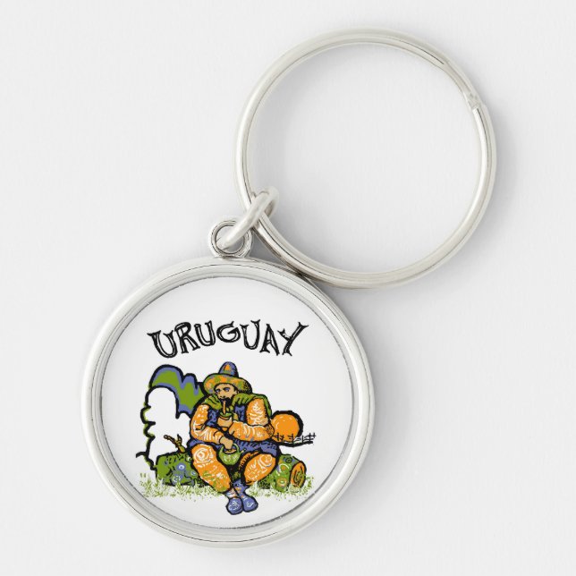 un Gaucho URUGUAY Key Ring (Front)