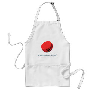 un macaron fraise par jour! standard apron
