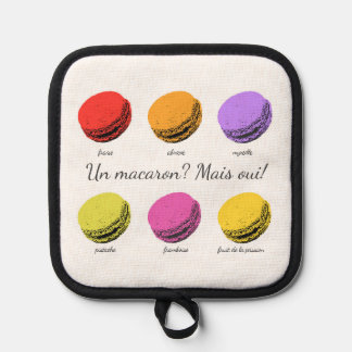 Un macaron? Mais oui! Pot Holder