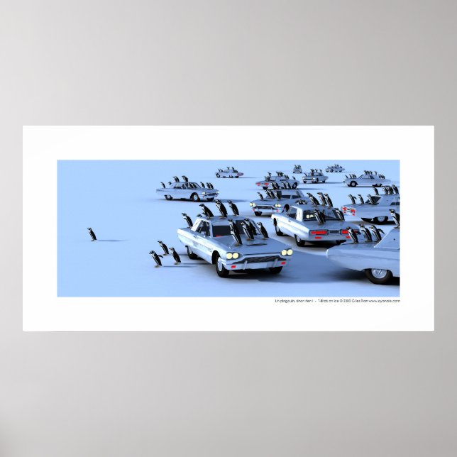 Un pingouin, sinon rien ! - T-Birds on ice Poster (Front)