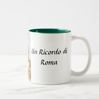 Un Ricordo di Roma Two-Tone Coffee Mug