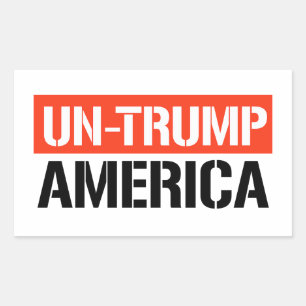 Un-Trump America Rectangular Sticker