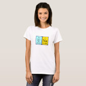 Una periodic table name shirt (Front Full)