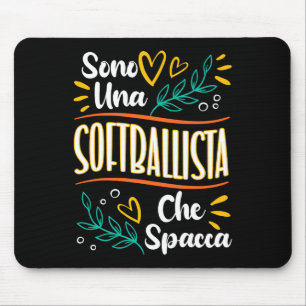 Una Softllista Che Spacca Regali Softll Donna Mouse Mat