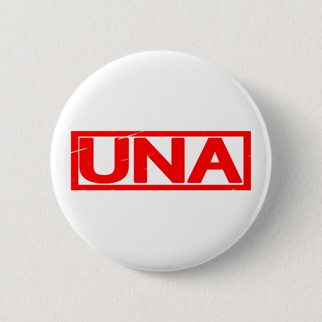 Una Stamp 6 Cm Round Badge (Front)