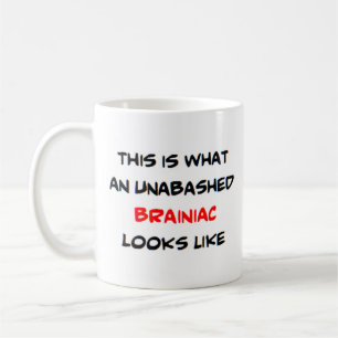 unabashed brainiac coffee mug