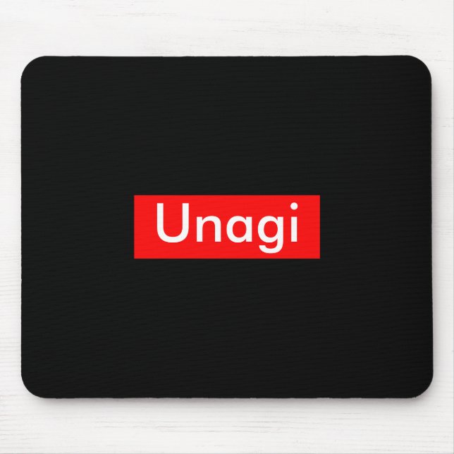 Unagi Label Mouse Mat (Front)