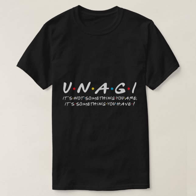UNAGI  Mindfulness Total Awareness Funny  T-Shirt (Design Front)