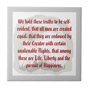 Unalienable Rights Tile