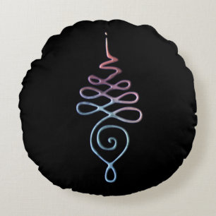 Unalome 1  round cushion