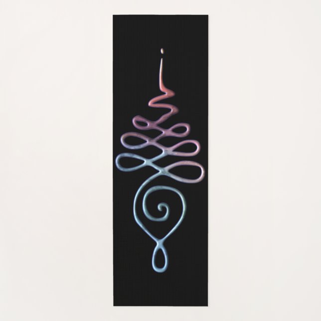 Unalome 1  yoga mat (Front)