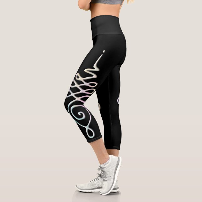 Unalome 2 capri leggings (Left)