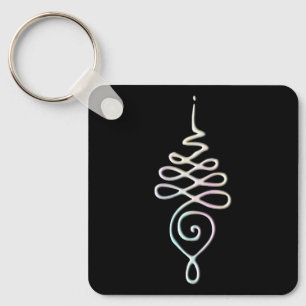 Unalome 2 key ring