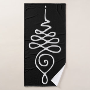Unalome 3 bath towel