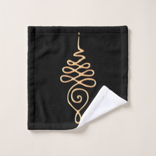 Unalome 4 wash cloth