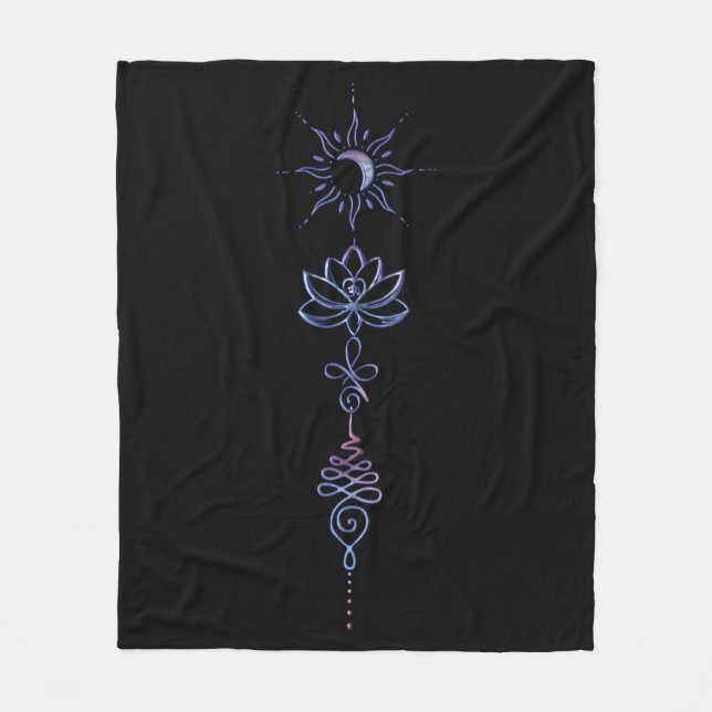 Unalome Group 1 Fleece Blanket (Front)