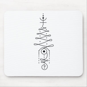 Unalome I Mouse Mat
