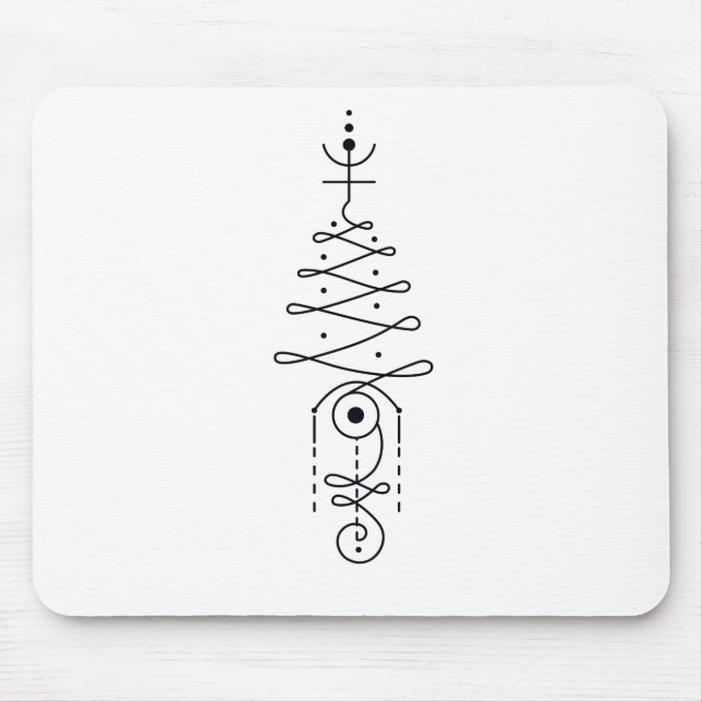 Unalome I Mouse Mat (Front)