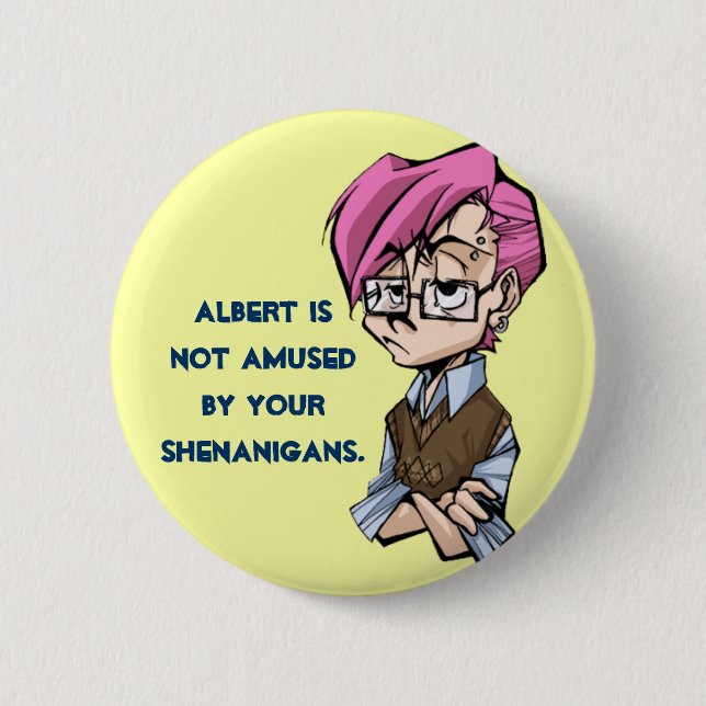 Unamused Button (Front)