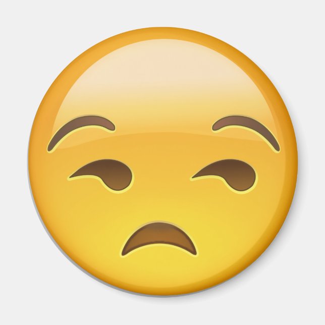 Unamused Face Emoji Magnet (Front)