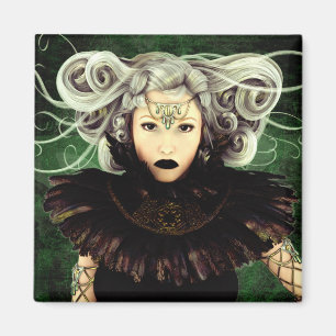 Unamused Gothic Artwork Magnet